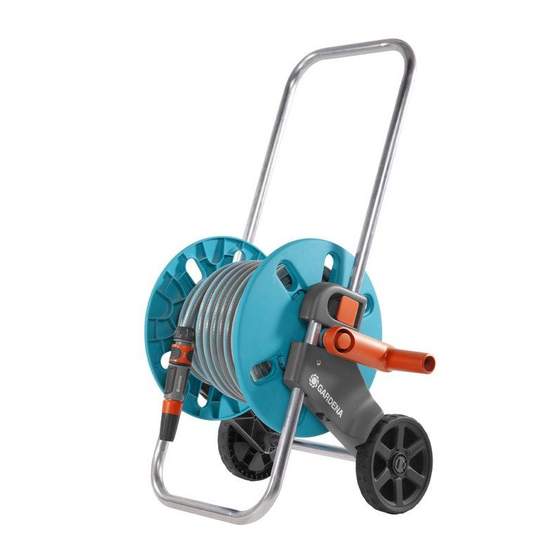 Dévidoir sur roues GARDENA CleverRoll taille S - Tuyau 20m ø 13mm et