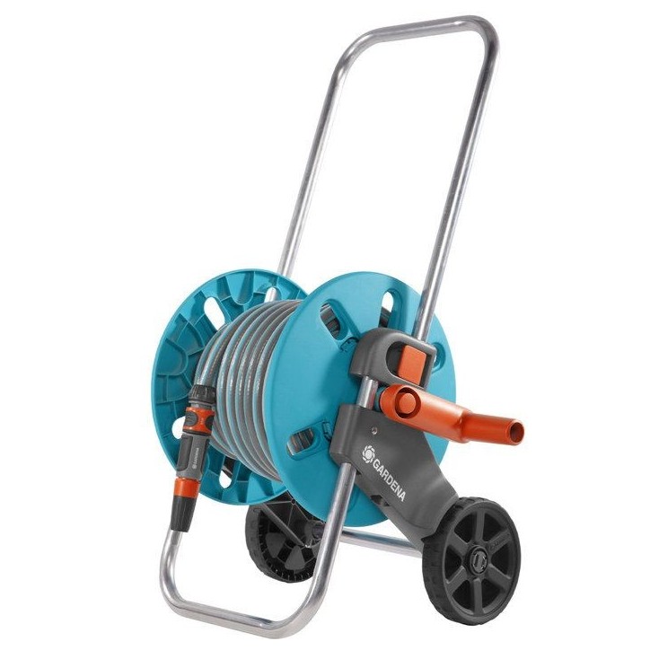 Dévidoir sur roues GARDENA CleverRoll taille S - Tuyau 20m ø 13mm et lance d'arrosage - Garantie 5 ans Dévidoir sur roues GARDENA CleverRoll taille S - Tuyau 20m ø 13mm et lance d'arrosage - Garantie 5 ans