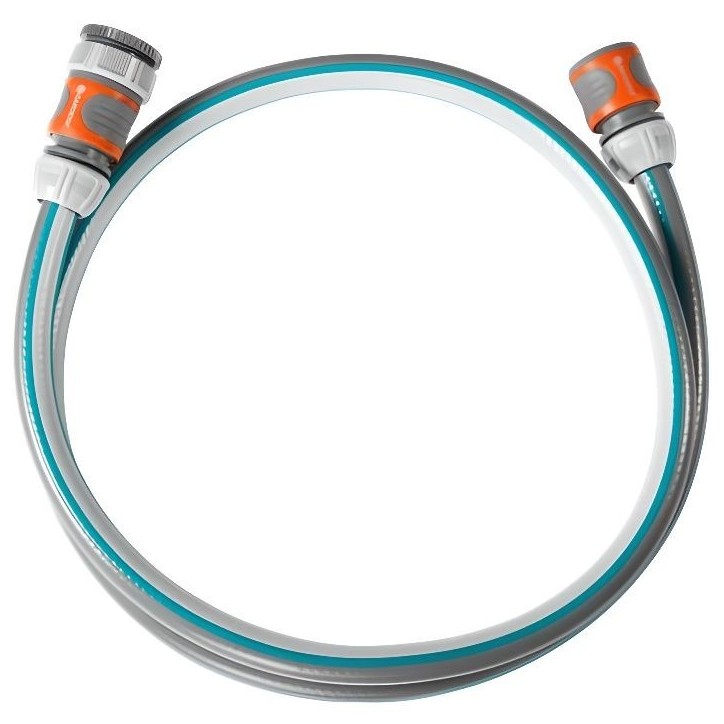 GARDENA Equipement de branchement Classic 13 mm – Longueur 1.5m – Ø13mm – Résistance pression 22bar max – Garantie 12 GARDENA Equipement de branchement Classic 13 mm – Longueur 1.5m – Ø13mm – Résistance pression 22bar max – Garantie 12
