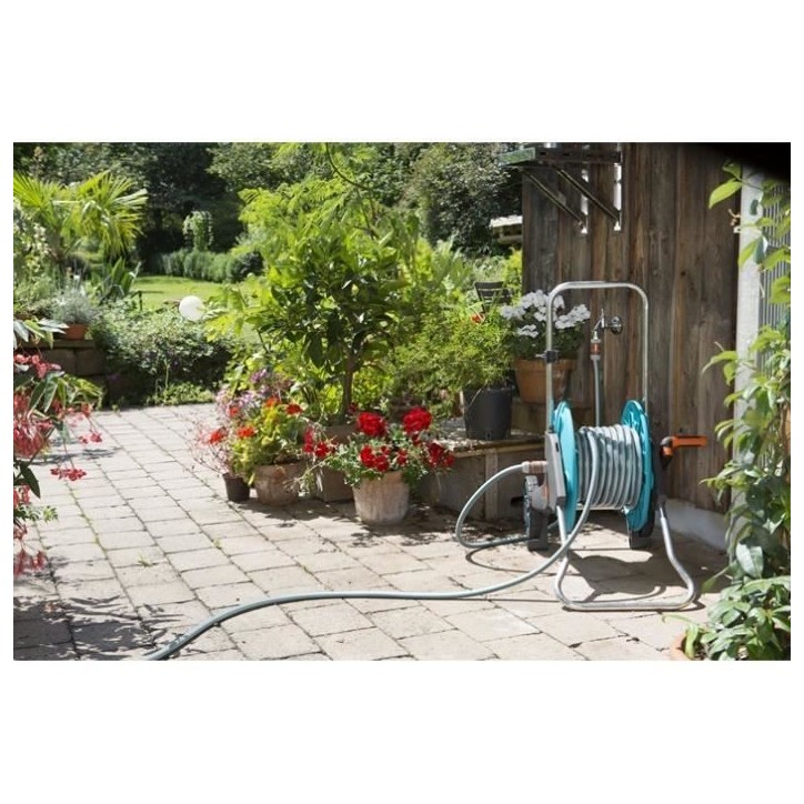 GARDENA Equipement de branchement Classic 13 mm – Longueur 1.5m – Ø13mm – Résistance pression 22bar max – Garantie 12 GARDENA Equipement de branchement Classic 13 mm – Longueur 1.5m – Ø13mm – Résistance pression 22bar max – Garantie 12