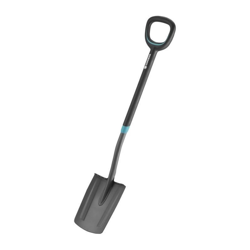 GARDENA Beche a bord droit ErgoLine – Manche revetement souple – P GARDENA Beche a bord droit ErgoLine – Manche revetement souple – P