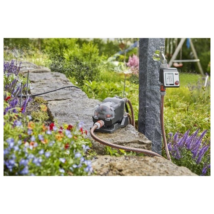 Programmateur d'arrosage Master GARDENA - 1892-20 - Ecran LCD - Pression max 12 bar - Résistant a l'eau