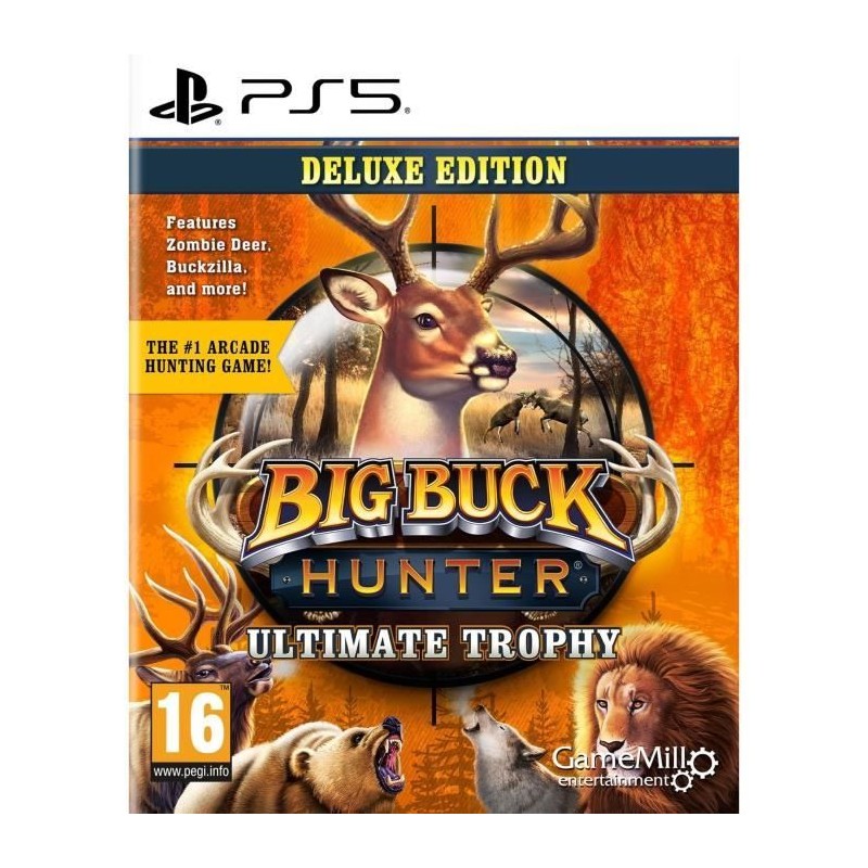 Big Buck Hunter Ultimate Trophy - Deluxe Edition - Jeu PS5 Big Buck Hunter Ultimate Trophy - Deluxe Edition - Jeu PS5