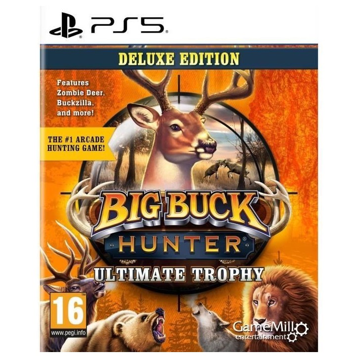 Big Buck Hunter Ultimate Trophy - Deluxe Edition - Jeu PS5 Big Buck Hunter Ultimate Trophy - Deluxe Edition - Jeu PS5