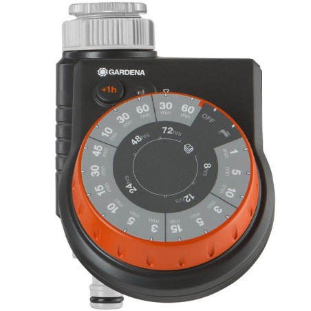 GARDENA Programmateur d'arrosage Easy – Bouton rotatif – Pile 9V n
