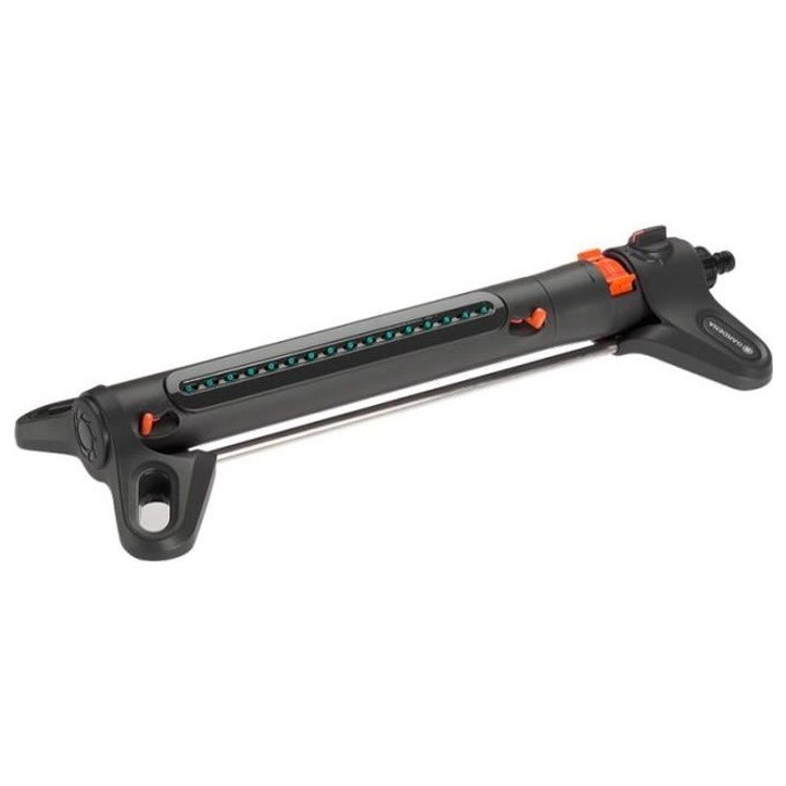 Arroseur oscillant GARDENA AquaZoom L - Surface 350m² - Portée 21m - Résistant UV et gel - Garantie 5 ans Arroseur oscillant GARDENA AquaZoom L - Surface 350m² - Portée 21m - Résistant UV et gel - Garantie 5 ans