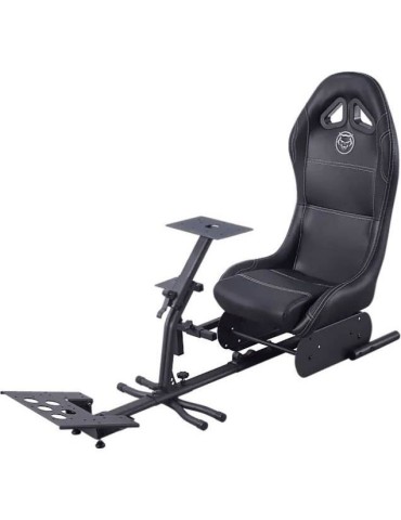 Siege simulation gaming - MOBILITY - QWARE GAMING RACE SEAT MAX - Noir