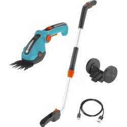 Kit cisaille a gazon ComfortCut Li + manche télescopique + roues - 3,