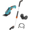 Kit cisaille a gazon ComfortCut Li + manche télescopique + roues - 3,