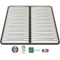SEDAC Sommier OPTISIZE 140 x 190 - Cadre a lattes extra large 141mm d'épaisseur