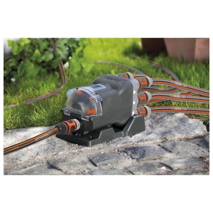 Sélecteur automatique GARDENA - 6 sorties d'eau indépendantes - Connexion unique - Kit raccordement complet