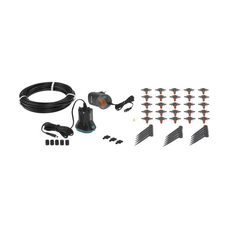 GARDENA Arrosoir automatique balcons et terrasses – Kit complet – GARDENA Arrosoir automatique balcons et terrasses – Kit complet –