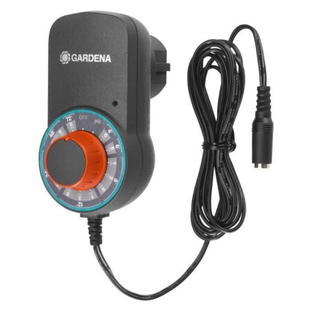 GARDENA Arrosoir automatique balcons et terrasses – Kit complet – Arrosage autonome – Alimentation via prise 230V – (140