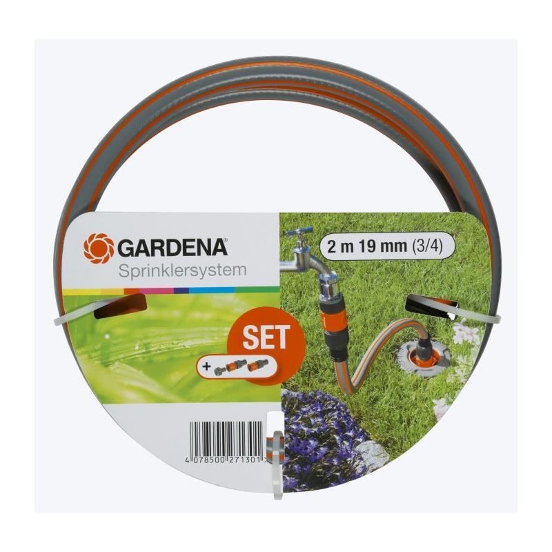 GARDENA Set de Connexion Grand Débit – Relier pipeline et systeme d GARDENA Set de Connexion Grand Débit – Relier pipeline et systeme d