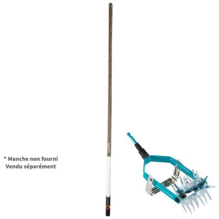GARDENA Émietteur-sarcleuse 14cm Combisystem – Acier galvanisé haute qualité – Outil ensemencement – Garantie 25 ans (3