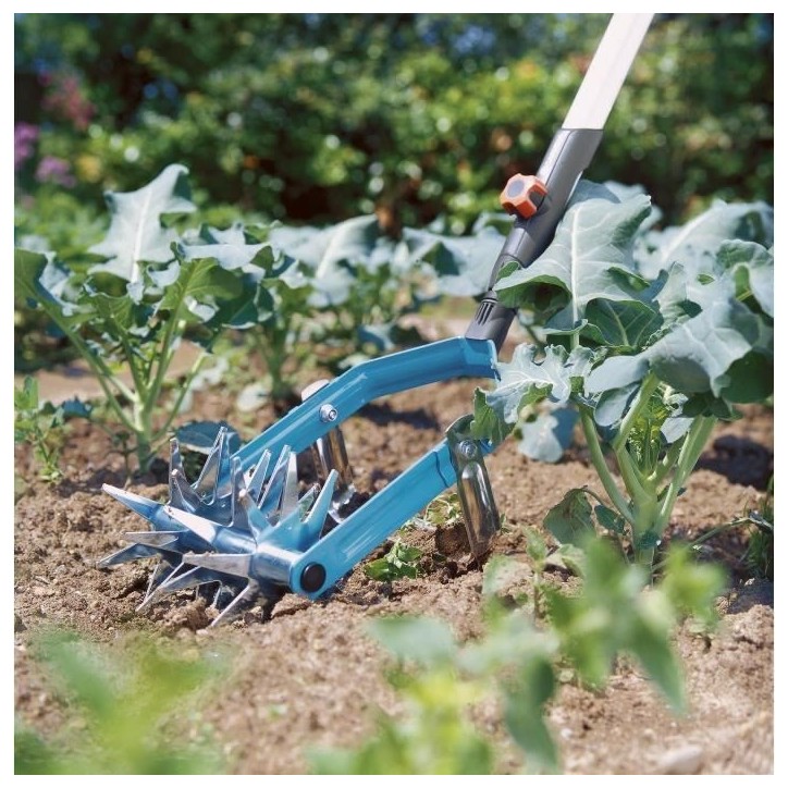 GARDENA Émietteur-sarcleuse 14cm Combisystem – Acier galvanisé haute qualité – Outil ensemencement – Garantie 25 ans (3 GARDENA Émietteur-sarcleuse 14cm Combisystem – Acier galvanisé haute qualité – Outil ensemencement – Garantie 25 ans (3
