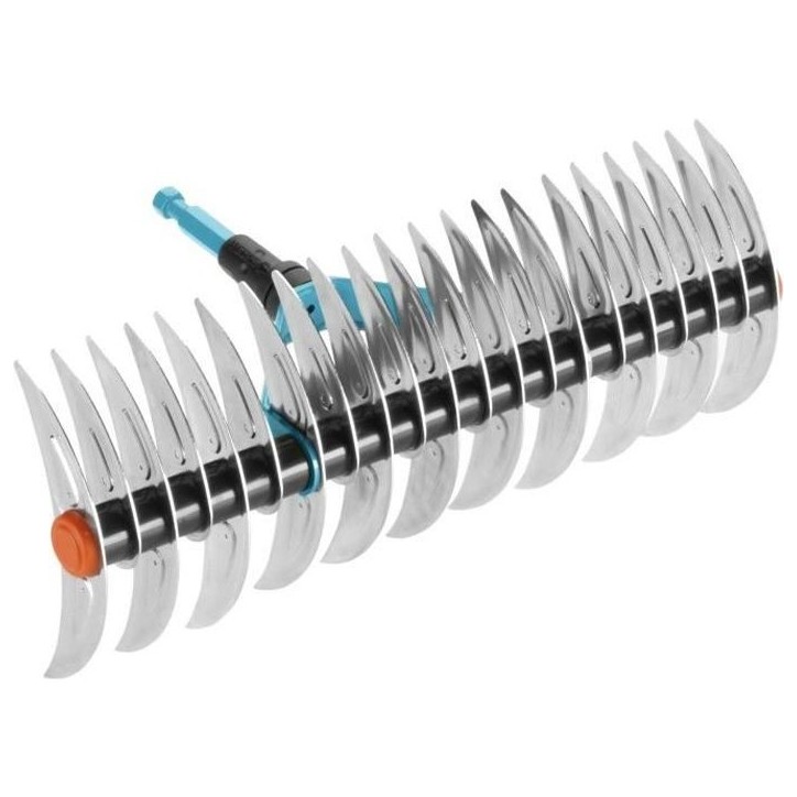 GARDENA Râteau-scarificateur 35cm Combisystem - Lames acier galvanisé pressé– Anti-mousse et émiettage – Garantie 25 ans GARDENA Râteau-scarificateur 35cm Combisystem - Lames acier galvanisé pressé– Anti-mousse et émiettage – Garantie 25 ans