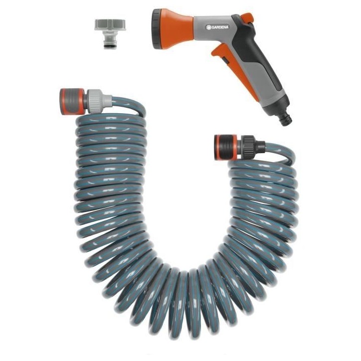 Kit flexible d'arrosage GARDENA 10m - Arrosage petits espaces - Garantie 5 ans Kit flexible d'arrosage GARDENA 10m - Arrosage petits espaces - Garantie 5 ans