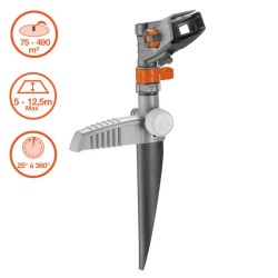 GARDENA Arroseur-canon sur pic Comfort – Portée réglable 12.5m max