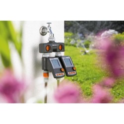 GARDENA Sélecteur d'arrosage 2 voies – Double sorties d'eau indépe