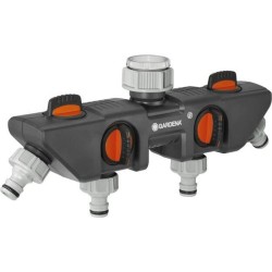 Sélecteur d'arrosage 4 voies GARDENA - Modele 8194-20 - Connexion uni