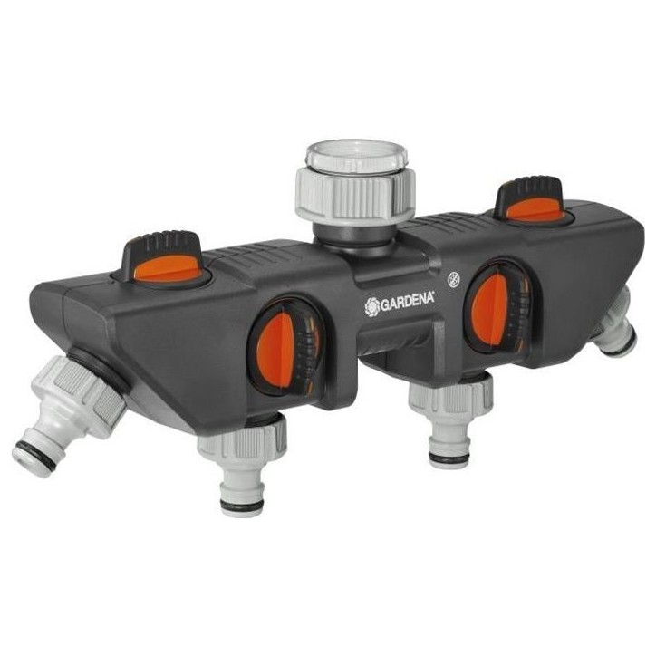 Sélecteur d'arrosage 4 voies GARDENA - Modele 8194-20 - Connexion unique - Garantie 5 ans Sélecteur d'arrosage 4 voies GARDENA - Modele 8194-20 - Connexion unique - Garantie 5 ans