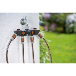 Sélecteur d'arrosage 4 voies GARDENA - Modele 8194-20 - Connexion uni