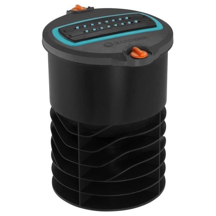 Kit arroseur oscillant escamotable OS140 - GARDENA - Surface 140m² - Portée 15m max - Arrosage rectangulaire Kit arroseur oscillant escamotable OS140 - GARDENA - Surface 140m² - Portée 15m max - Arrosage rectangulaire