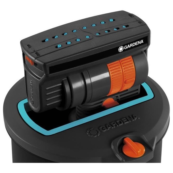 Kit arroseur oscillant escamotable OS140 - GARDENA - Surface 140m² - Portée 15m max - Arrosage rectangulaire Kit arroseur oscillant escamotable OS140 - GARDENA - Surface 140m² - Portée 15m max - Arrosage rectangulaire