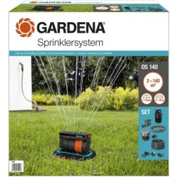 Kit arroseur oscillant escamotable OS140 - GARDENA - Surface 140m² -