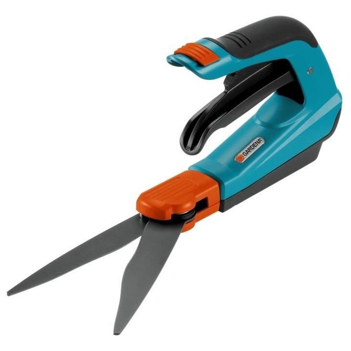Cisaille a Gazon GARDENA - Orientable Confort – Lames ondulées – Revetement anti-adhérence – Poignée ergonomique (8735- Cisaille a Gazon GARDENA - Orientable Confort – Lames ondulées – Revetement anti-adhérence – Poignée ergonomique (8735-
