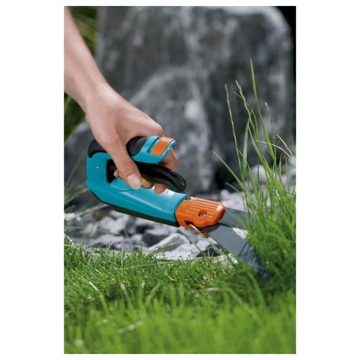 Cisaille a Gazon GARDENA - Orientable Confort – Lames ondulées – Revetement anti-adhérence – Poignée ergonomique (8735- Cisaille a Gazon GARDENA - Orientable Confort – Lames ondulées – Revetement anti-adhérence – Poignée ergonomique (8735-