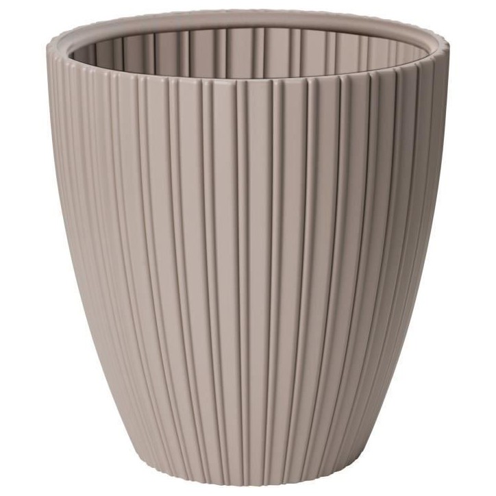 Pot de fleurs - GARDEN ID - Fancy - 40 x 42 cm - Pour jardin, balcons ou intérieurs - Taupe Pot de fleurs - GARDEN ID - Fancy - 40 x 42 cm - Pour jardin, balcons ou intérieurs - Taupe