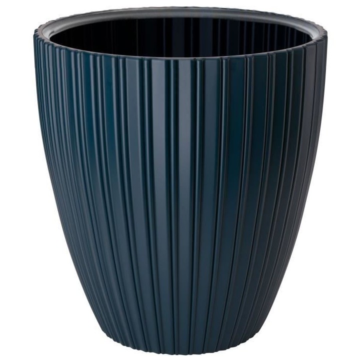 Pot de fleurs - GARDEN ID - Fancy - 40 x 42 cm - Pour jardin, balcons ou intérieurs - Bleu pétrole Pot de fleurs - GARDEN ID - Fancy - 40 x 42 cm - Pour jardin, balcons ou intérieurs - Bleu pétrole