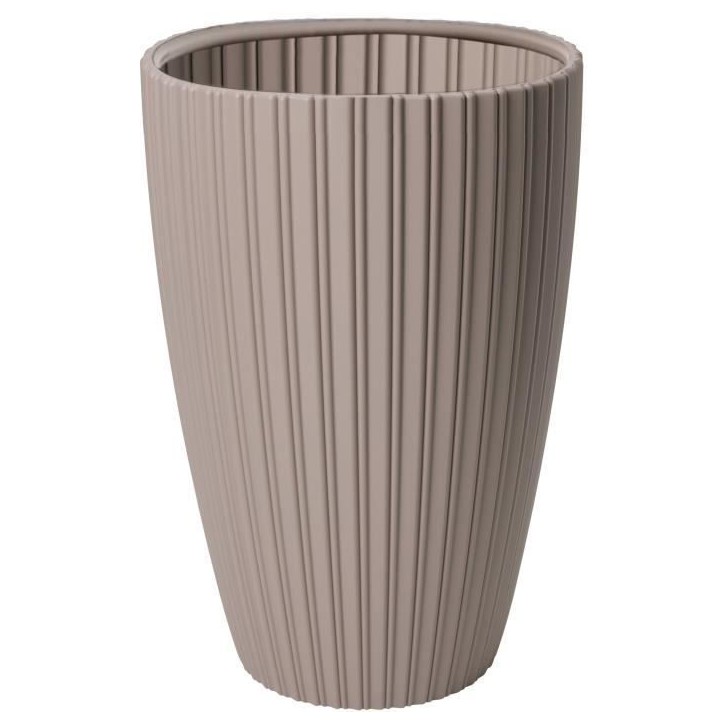 Pot de fleurs - GARDEN ID - Fancy - 40 x 58 cm - Pour jardin, balcons ou intérieurs - Taupe Pot de fleurs - GARDEN ID - Fancy - 40 x 58 cm - Pour jardin, balcons ou intérieurs - Taupe