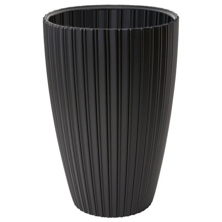 Pot de fleurs - GARDEN ID - Fancy - 40 x 58 cm - Pour jardin, balcons ou intérieurs - Noir Pot de fleurs - GARDEN ID - Fancy - 40 x 58 cm - Pour jardin, balcons ou intérieurs - Noir