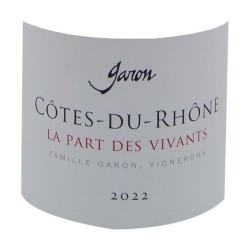 Domaine Garon Cuvée La Part des Vivants 2022 Côtes du Rhône - Vin r