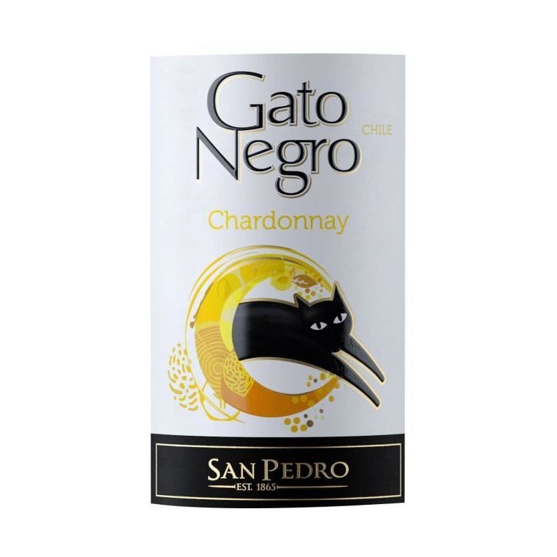 Gato Negro 2024 Chardonnay - Vin blanc du Chili Gato Negro 2024 Chardonnay - Vin blanc du Chili