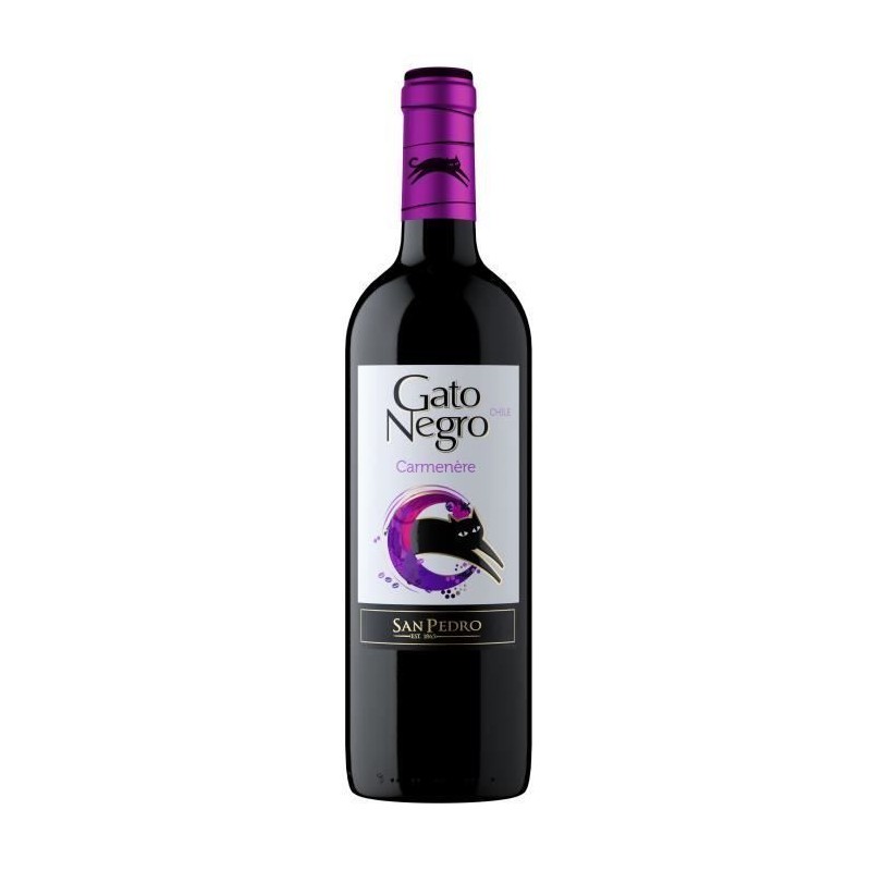 Gato Negro 2024 Carmenere - Vin rouge du Chili Gato Negro 2024 Carmenere - Vin rouge du Chili