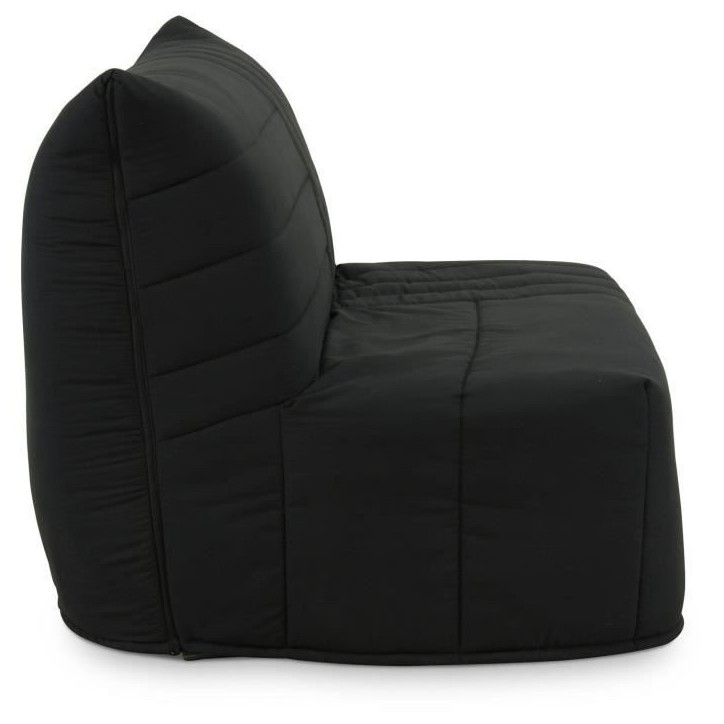 Banquette BZ - 2 places - Tissu Anthracite - 143 x 106 x 92 cm - Matelas BULTEX - BECCI Banquette BZ - 2 places - Tissu Anthracite - 143 x 106 x 92 cm - Matelas BULTEX - BECCI