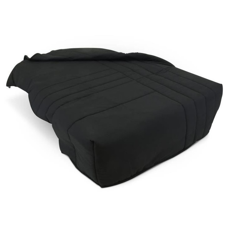 Banquette BZ - 2 places - Tissu Anthracite - 143 x 106 x 92 cm - Matelas BULTEX - BECCI Banquette BZ - 2 places - Tissu Anthracite - 143 x 106 x 92 cm - Matelas BULTEX - BECCI