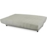 Clic-clac - BEIJA - 3 places - Velours côtelé beige - 130 x 190 x13