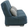 COMFORT BULTEX Banquette clic-clac - 3 places - Tissu bleu + Coussins