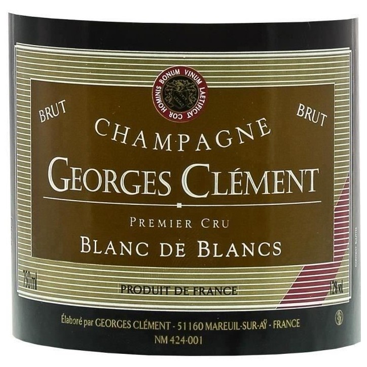 Champagne Georges Clément Blanc de blancs Brut - 75 cl