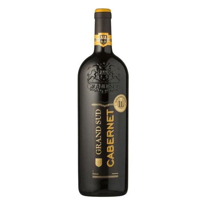 Grand Sud Cabernet IGP Pays d'Oc - Vin rouge du Languedoc Roussillon - 1L 2024