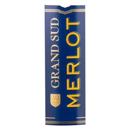 Grand Sud Merlot IGP Pays d'Oc - Vin rouge du Languedoc Roussillon - 1L 2023