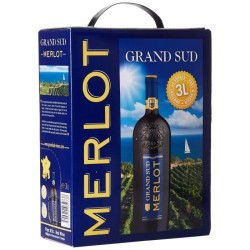 Grand Sud IGP Pays d'Oc Merlot - Vin rouge du Languedoc-Roussillon 202