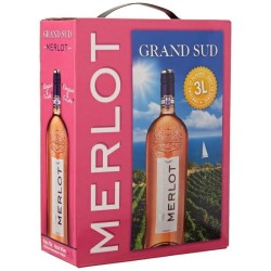 Grand Sud Merlot IGP Pays d'Oc - Vin rosé du Languedoc Roussillon - 3