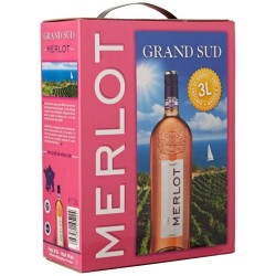 Grand Sud Merlot IGP Pays d'Oc - Vin rosé du Languedoc Roussillon - 3