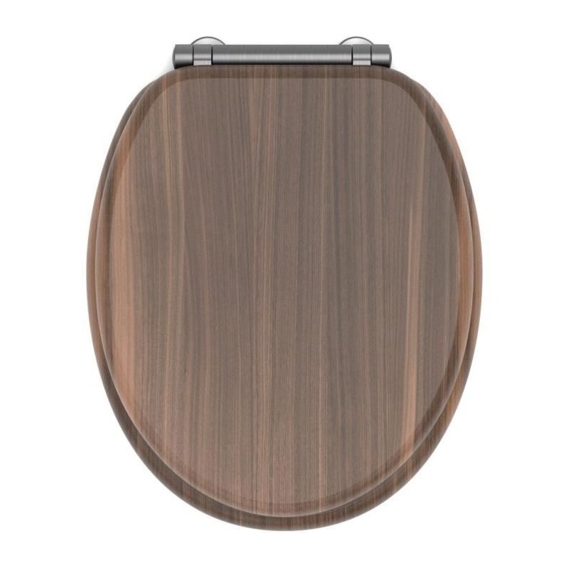 Abattant WC - GELCO - Walnut Noyer - MDF FSC - Frein de chute - Charni Abattant WC - GELCO - Walnut Noyer - MDF FSC - Frein de chute - Charni
